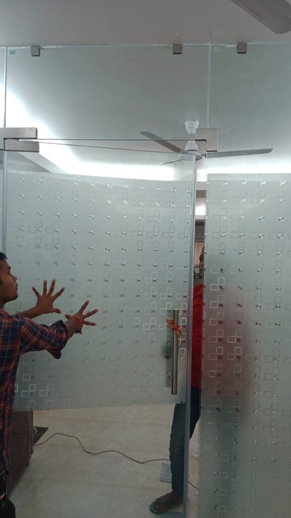 Access Control Glass Door