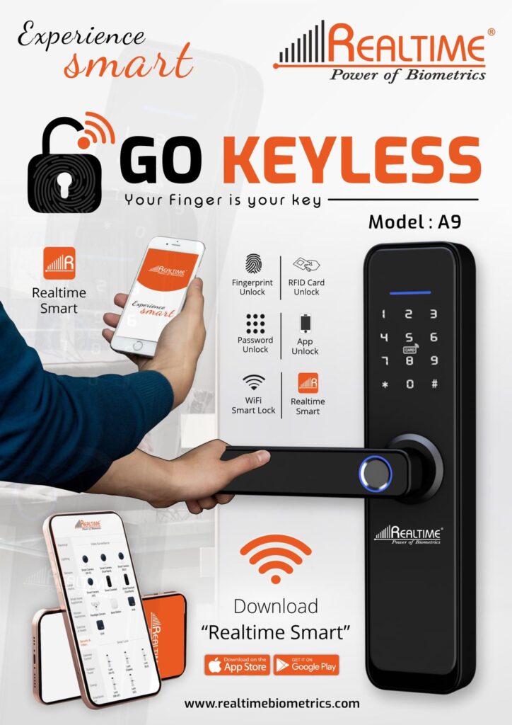 Realtime Smart Door Lock A9