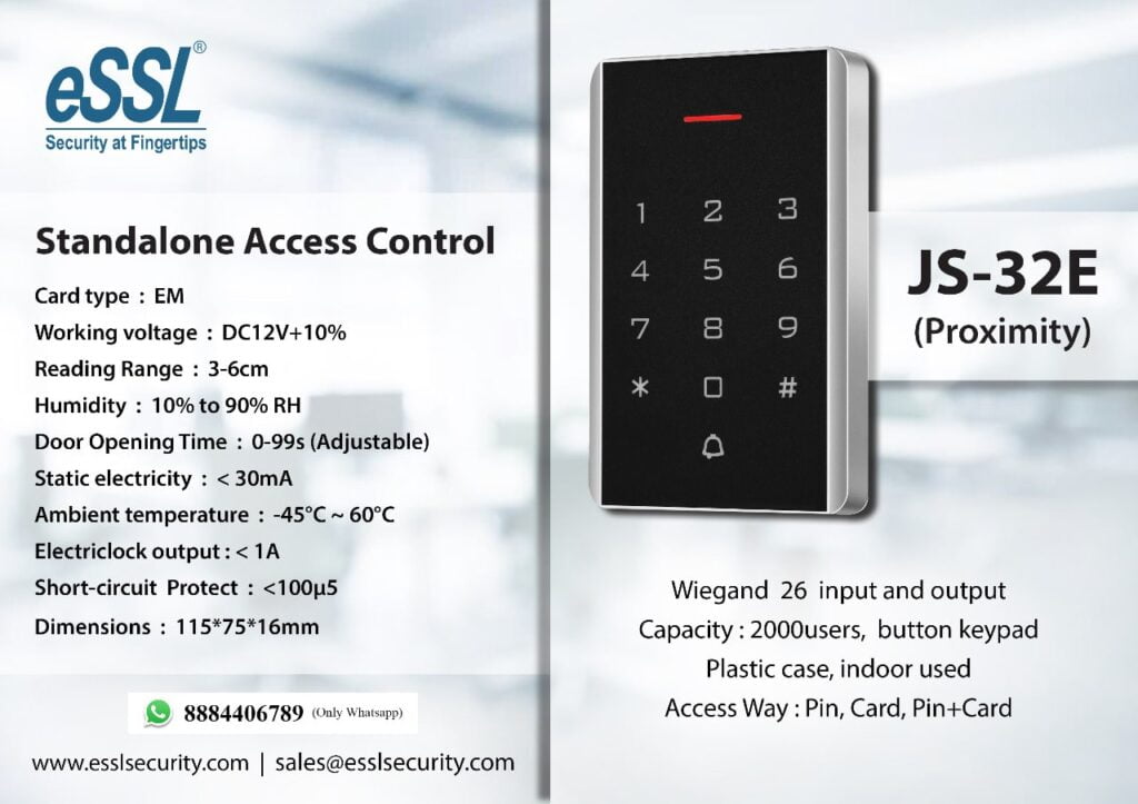 eSSL Standalone Access Controller JS-32E