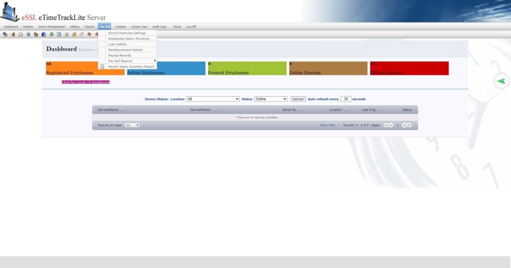 eTimetracklite Web Software Payroll Integration